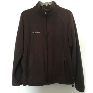 Large Columbia full zip fleece jacket